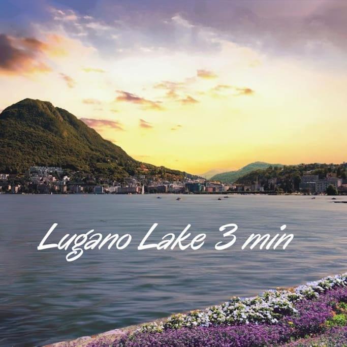 Central & Bright Apartment On Two Floors 'Turquoise' -By Easylife Swiss Lugano Zewnętrze zdjęcie